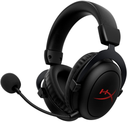 Casti Gaming Wireless HyperX Cloud II Core DTS Headphone:X Spatial Audio autonomie bateria pana la 80 de ore dongle 2.4GHz spuma cu
