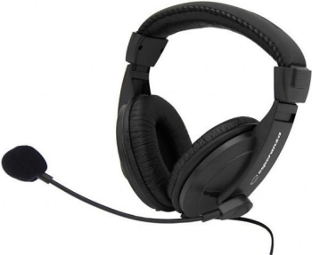 Casti Stereo cu microfon ESPERANZA EH103 (Negru) 