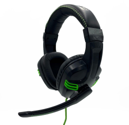 Casti cu Microfon Media-Tech Cobra Pro OUTBREAK pentru Gaming Stereo Control Volum Difuzoare 40mm Jack Negru 