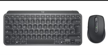 Kit Tastatura si mouse Logitech MX Keys Mini Combo Layout German USB Bluetooth (Negru) 