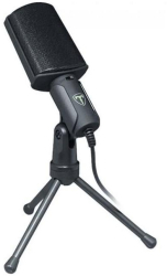 Microfon T-Dagger Oriole cu stand (Negru)