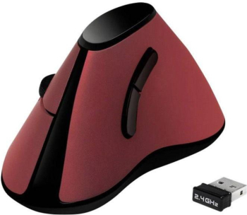 Mouse Ergonomic Logilink ID0159 wireless (Rosu) 