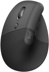 Mouse Wireless Logitech Lift Left Business Bluetooth 4000 DPI recomandat pentru mana stanga (Negru) 