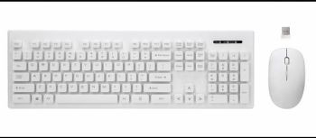 Kit Tastatura si Mouse Wireless Rebeltec WhiteRun (Alb) 