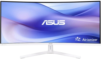 Monitor curbat Asus 34" 100Hz VA 1ms VU34WCIP-W WQHD (3440x1440) HDMI DisplayPort Boxe alb - imagine 1