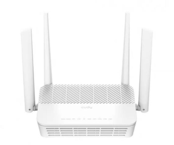 Router Wireless Cudy AX3000 WR3000S Wi-Fi 6 Dual Band Mesh Gigabit 4 Antene Externe (Alb)
