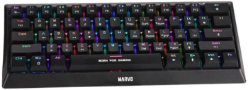 Tastatura Gaming Marvo KG962G RGB Black Blue Switch Mecanica USB (Negru) 