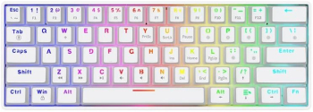 Nou! Tastatura gaming mecanica Savio Whiteout X2 Red Outemu Hot Swap Iluminare RGB (Alb) 