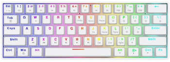 Nou! Tastatura gaming mecanica Savio Whiteout X2 USB Iluminare RGB Switch-uri Brown Outemu Hot Swap (Alb) 