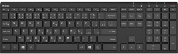 Tastatura wireless Yenkee Slim YKB 2000 CSBK Wireless 2.4GHz Autonomie 90 ore USB-C (Negru) 