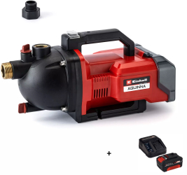 Pompa de gradina Einhell AQUINNA 2.6bar Solo + Kit acumulator si incarcator Einhell PXC 4512042 18 V 4.0 Ah putere maxima 900 W 