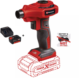 Pompa fara cablu pentru aer Einhell Power X-Change CE-AP 18 Li Solo 670 Lmin + Kit acumulator si incarcator Einhell PXC 4512097 18 V 2.5Ah 