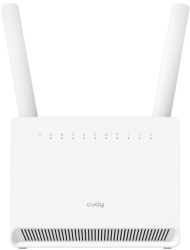 Router Wireless Cudy LT15E 4G LTE Cat 12 AX3000 Dual-Band Wi-Fi 6 Dual-Core 1.3GHz CPU 128MB/256MB Flash/RAM SIM Card Slot (Alb) 