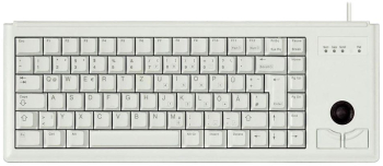 Tastatura CHERRY TAS G84-4400 layout US TRACKBALL USB (Alb) 