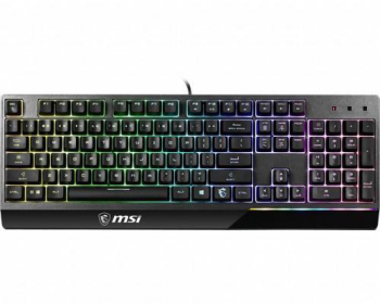Tastatura Gaming MSI VIGOR GK30 iluminare RGB USB (Negru) 