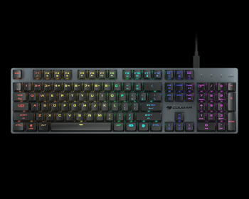 Tastatura Gaming Mecanica Cougar Luxlim iluminare RGB USB Type-C (Negru) 