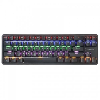 Tastatura Gaming Mecanica Delux KM32 Bluetooth USB RGB (Negru) 