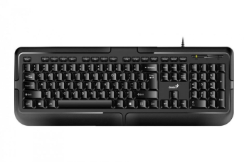 Tastatura Genius KB-118 Cu fir Layout International (Negru) 