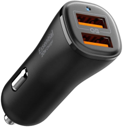 Incarcator pentru Masina 2 x USB 30W - Spigen Essential EV302 - Black 