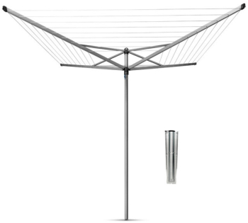 Ropa de sapat metalica Brabantia TopSpinner 90300265 pentru exterior 60 m rezistenta la coroziune inox 
