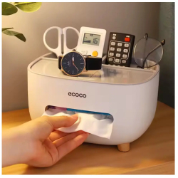 Suport servetele ECOCO cu cutie multifunctionala organizator pentru baie sau birou
