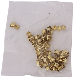 Tinte metalice 7 x 7 mm 16 g Gold CAPSE7-GOLD