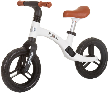 Bicicleta fara pedale Chipolino Zig Zag black white