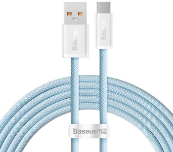 Cablu Baseus Dynamic Series USB la USB-C 100W Fast Charging 2m Albastru 