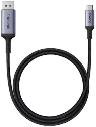 Cablu Baseus High Definition Series USB-C la DisplayPort rezolutie maxima 8K UHD la 60 Hz 2m Negru 