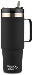 Cana termos cu pai We Care negru 900ml 