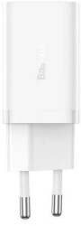 Incarcator retea Baseus GaN5 Pro Quick Charge 40W 2 x USB Type-C alb 