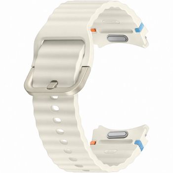 Curea smartwatch Samsung Sport Band pentru Galaxy Watch7 (S\/M) Cream 