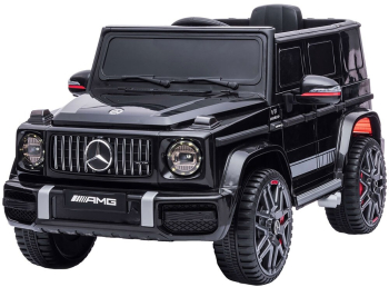 Masinuta electrica Chipolino SUV Mercedes G63 AMG cu scaun din piele si roti EVA black 