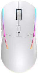 Mouse Gaming Yenkee Samurai Wireless 2.4GHz iluminare RGB (Alb) 