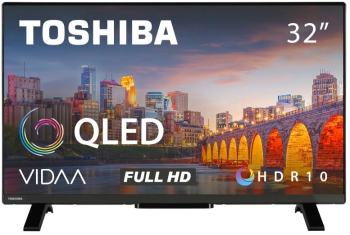 Smart 80 cm 32" Full HD QLED Toshiba 32QV2F63DG WiFi CI+