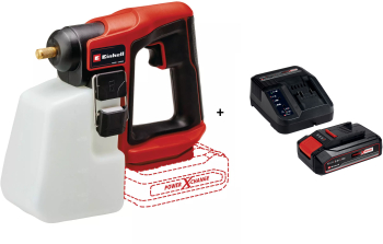 Pulverizator pe acumulator Einhell Power X-Change GE-WS 1810 Li-Solo + Kit acumulator si incarcator Einhell PXC 4512097 18 V 2.5Ah max 720 W 