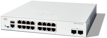Switch Cisco Catalyst 1300 16-PORT GE 2X1G/SFP Alb