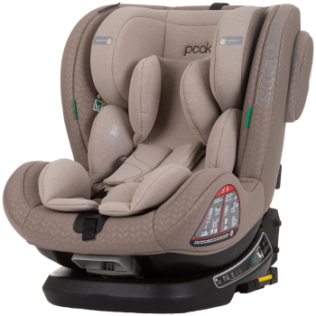 Scaun auto Chipolino Peak I-Size 40-150 cm macadamia cu sistem Isofix 