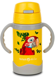 Sticla termoizolanta Nava We care 300 ml galben 