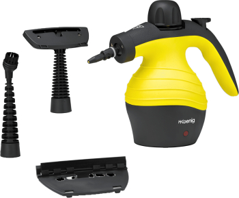 Aparat de curatat cu aburi H.Koenig NV60 1000 W 250 ml galben 