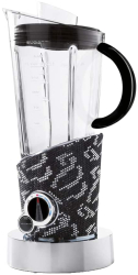 Blender Casa Bugatti Vela Evolution The Light of Crystals 500 W 1.5 litri negru 