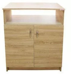 Comoda Soft 2 usi sonoma 75 x 87 x 39 cm 