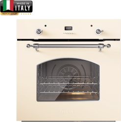 Cuptor electric cu convectie incorporabil 65 litri ILVE Nostalgie OV60SNE3/AWC crem/argintiu 