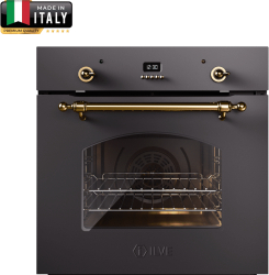 Cuptor electric cu convectie incorporabil 65 litri ILVE Nostalgie OV60SNE3/MGG negru/auriu 