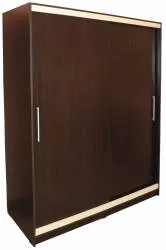 Dulap Verona cu usi culisante 154 x 205 x 60 cm Wenge / Vanilie