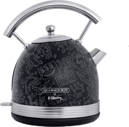 Fierbator apa Retro Schneider x Keith Haring Fashionista pattern 1.7 litri 2200 W negru 