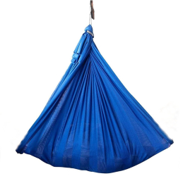 Hamac elastic leagan copii pentru terapie kit complet maxim 99 kg bleumarin OBRALIX®