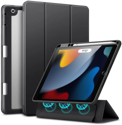 Husa Cu Grad Ridicat de Protectie pentru iPad 10.2 2019/2020/2021 D51 Hard Plastic Intense Dark 