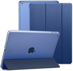 Husa Cu Grad Ridicat de Protectie pentru iPad 10.2 2019/2020/2021 D52 Piele ecologica Bleumarin 