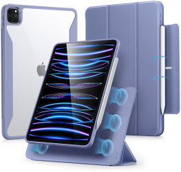 Husa Cu Grad Ridicat de Protectie pentru iPad Pro 11 2021/2022 D53 Hard Plastic Lavender 